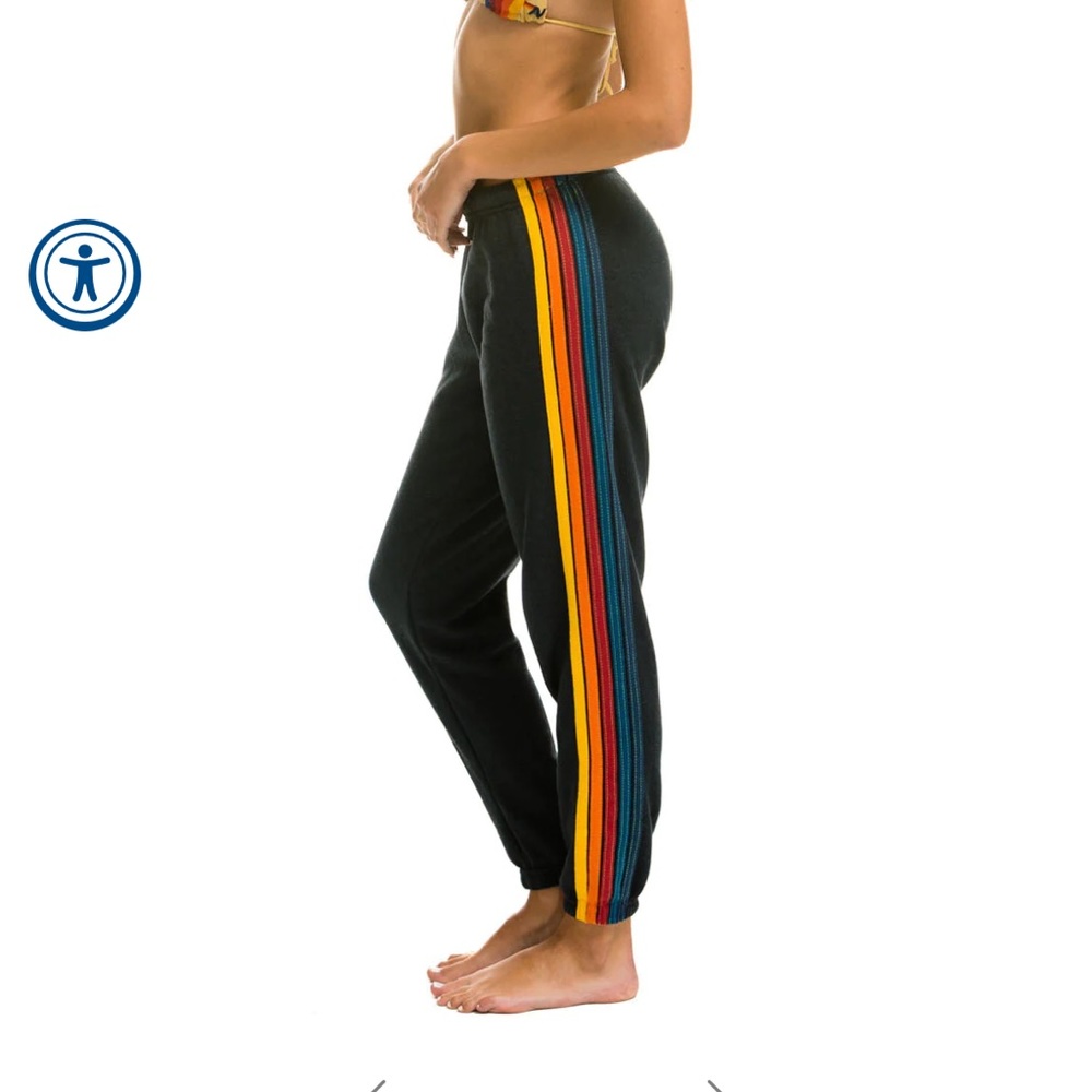 CHARCOAL AVIATOR NATION SWEATPANTS